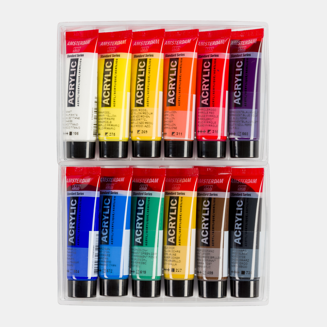 TAL ACRYL AMSTERDAM 12 X 20 ML