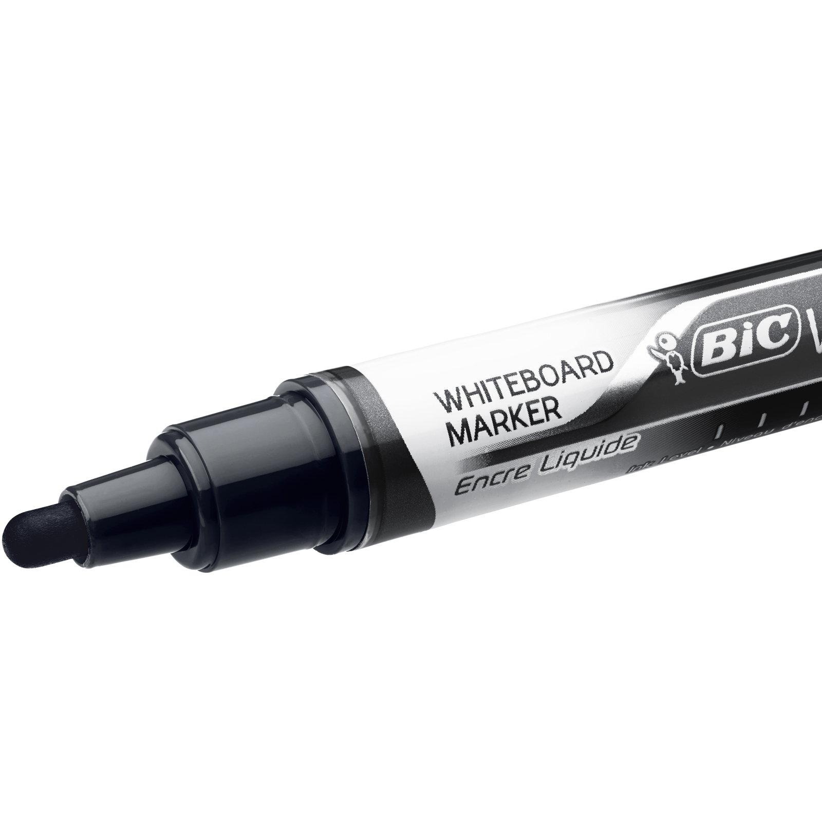 BIC VELLEDA LIQUID INKT M ZWART schuin 1701Z