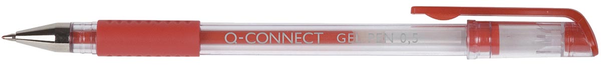 Q-CONNECT GEL ROLLER ROOD pst