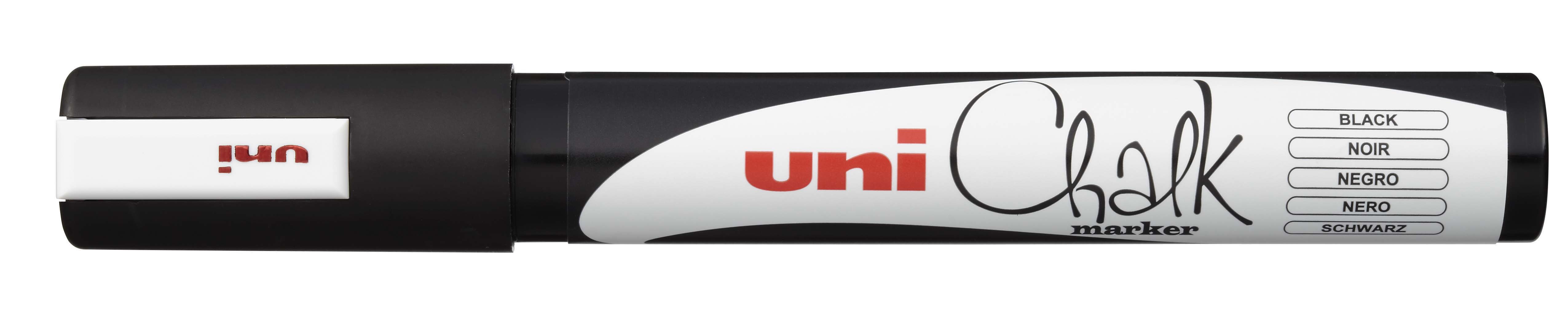 UNI KRIJTMARKER MED ZWART