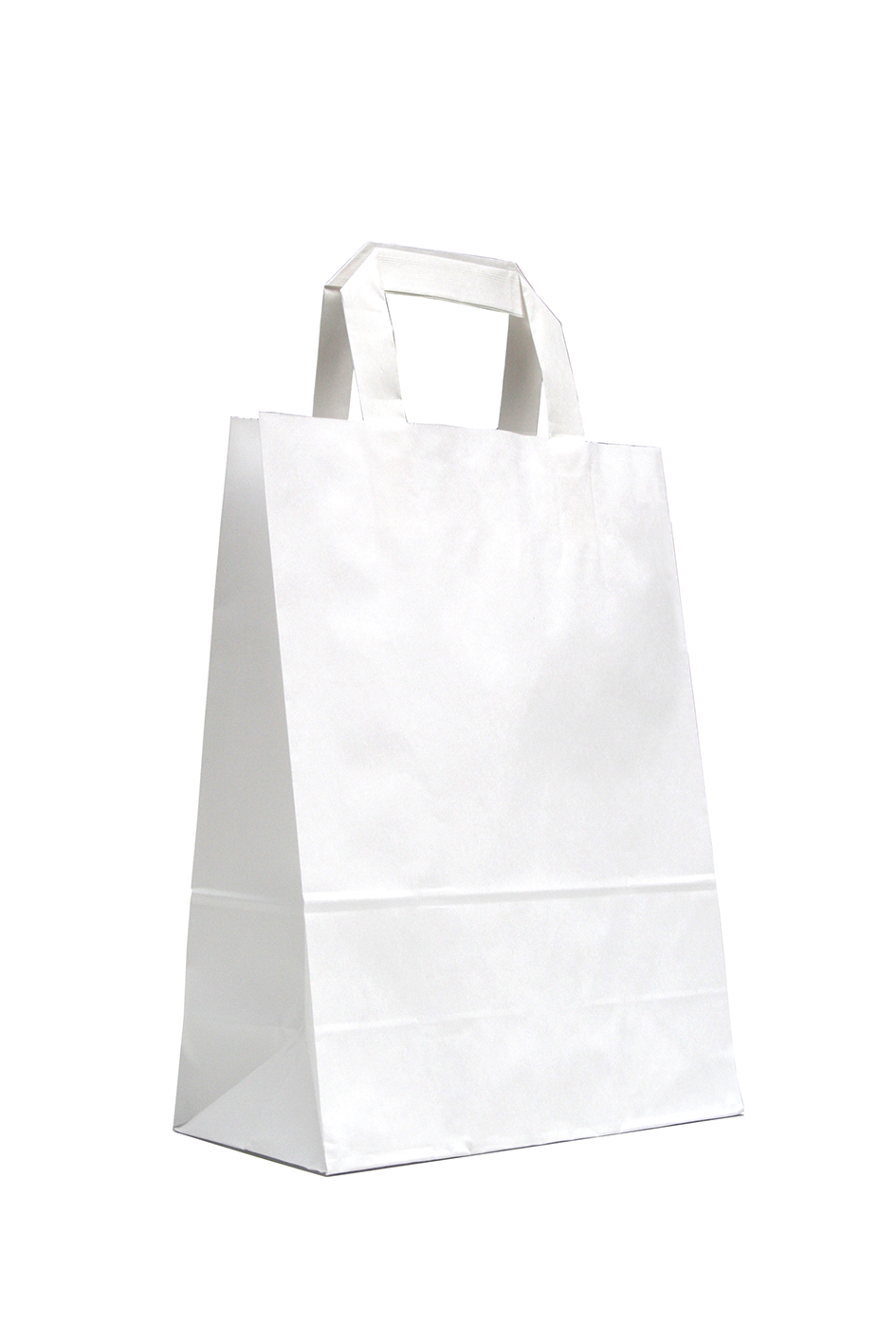 DRAAGTAS PAPIER VLAK VER 22X10X28 WHITE