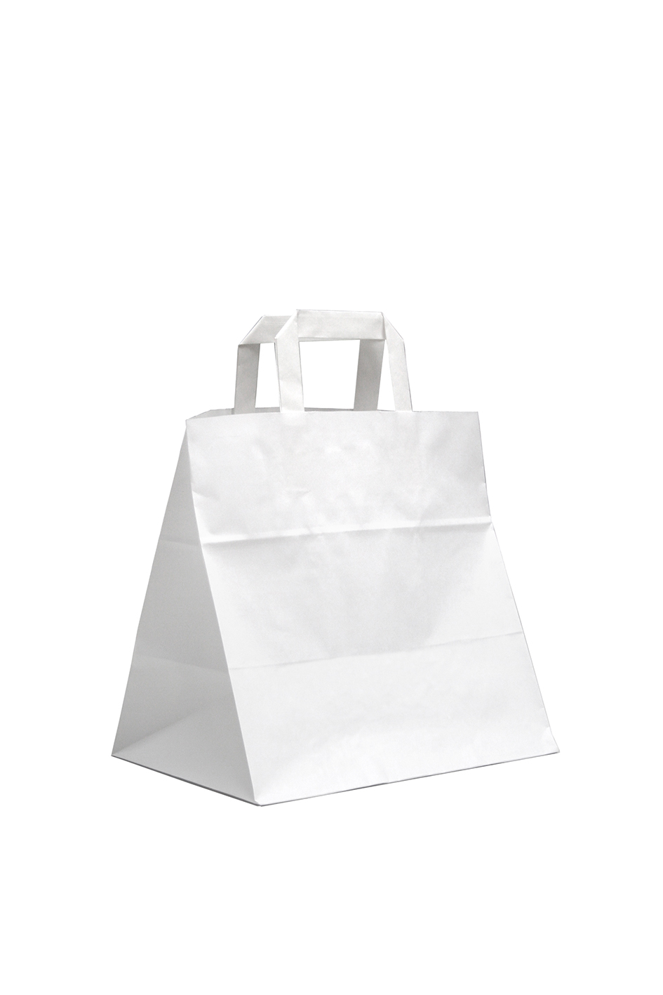 DRAAGTAS PAPIER VLAK HOR 26X17X25 WHITE