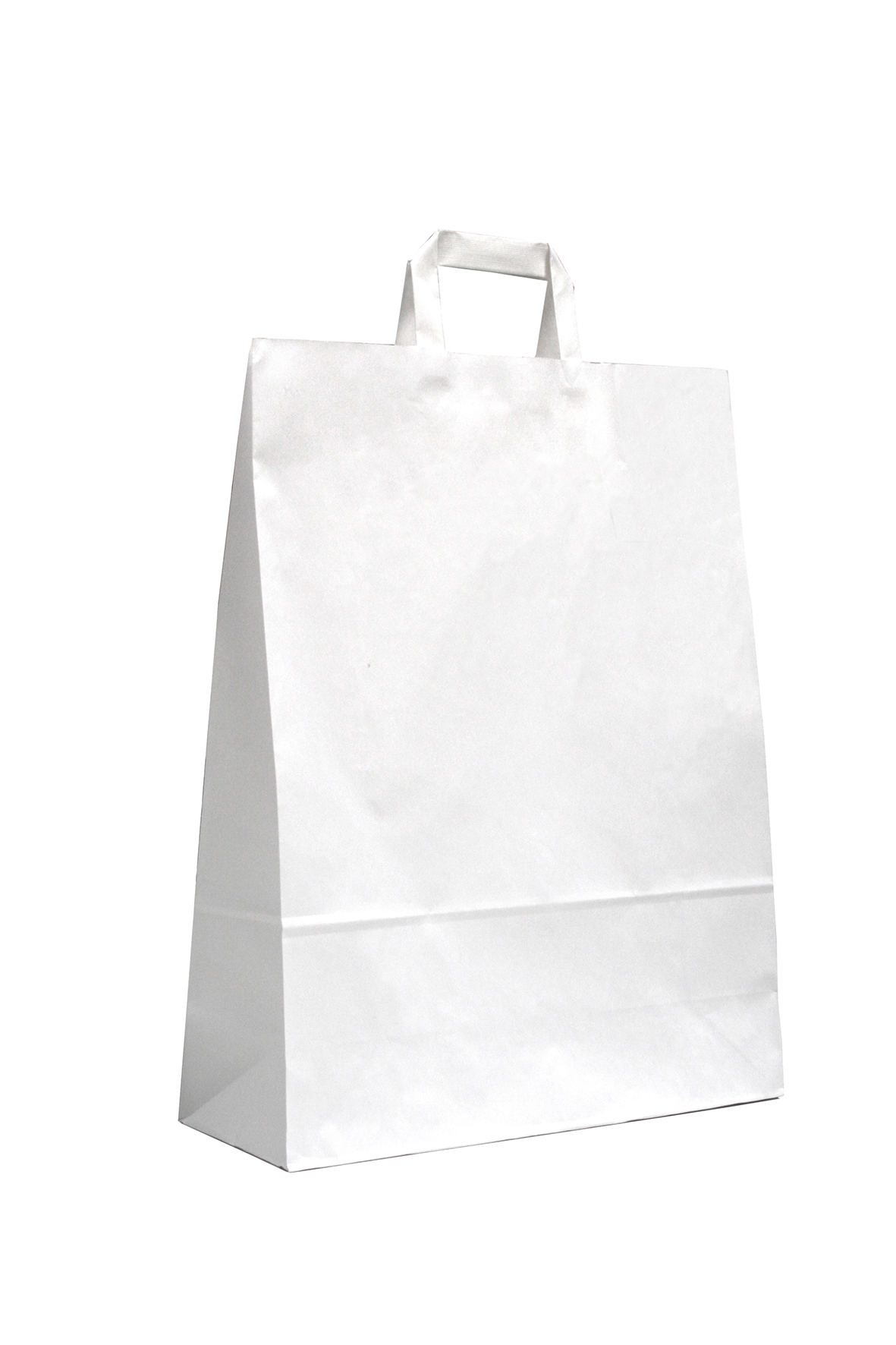 DRAAGTAS PAPIER VLAK VER 32X12X41 WHITE