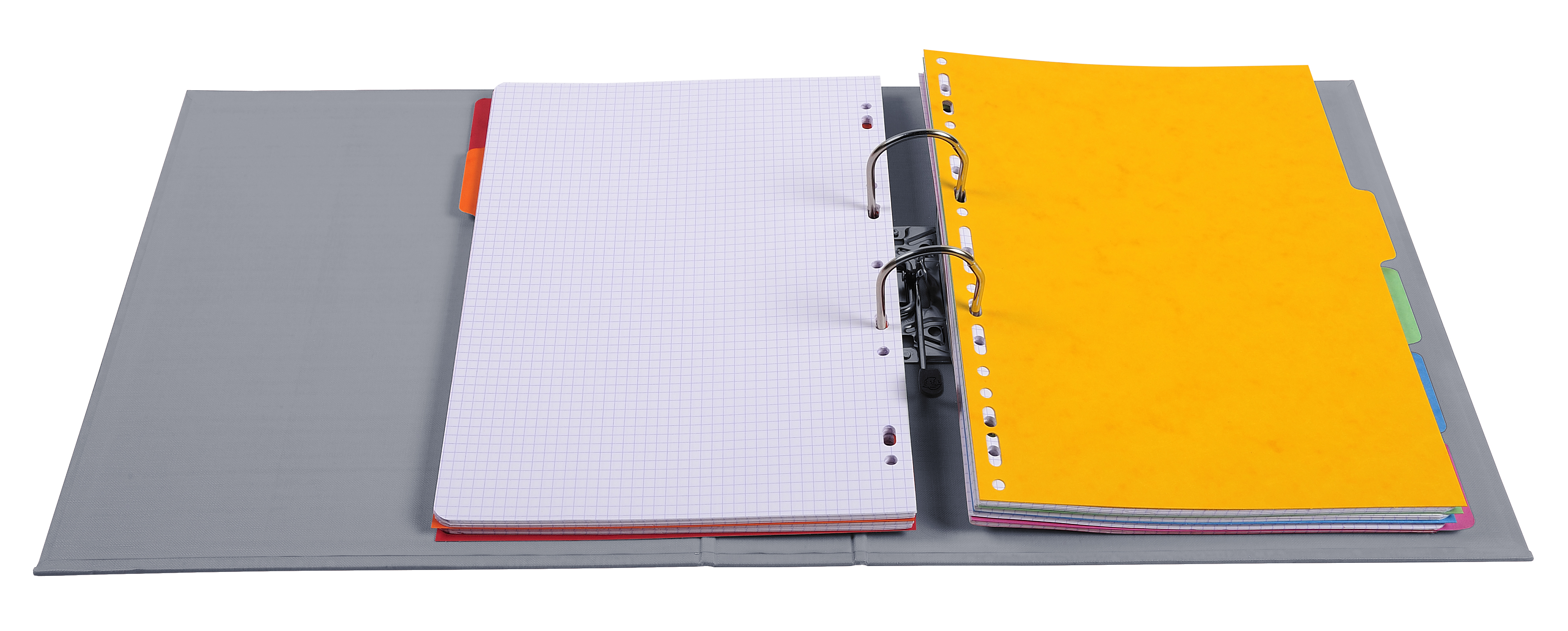 EXAC ORDNER PVC A7 RUG 75 MUIZEGRIJS