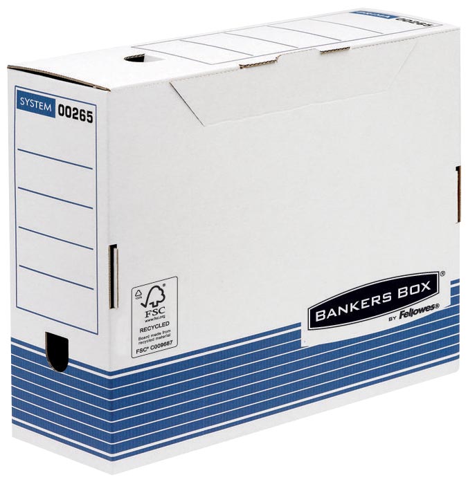 BANKERS BOX ARCHIEFDOOS A4 BLAUW 31.5 x26 x RUG 10cm