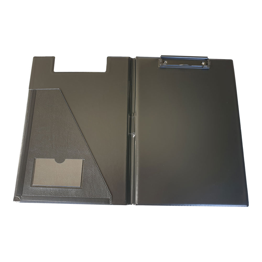 BRONYL SCHRIJFMAP A4 + KLEP ZWART