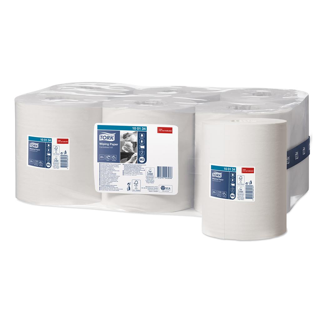 Poetsrol Tork M2 CF 1-lg 275mx25cm 6 rollen
