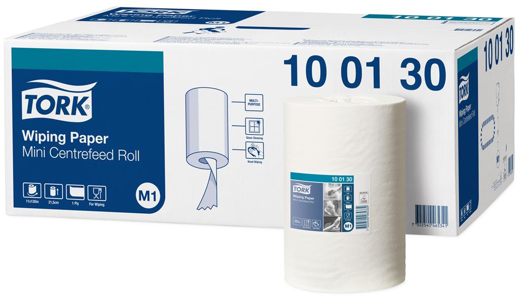 Tork Wiping Mini Cntrfeed Poetspapier 1-lg 11 rollen