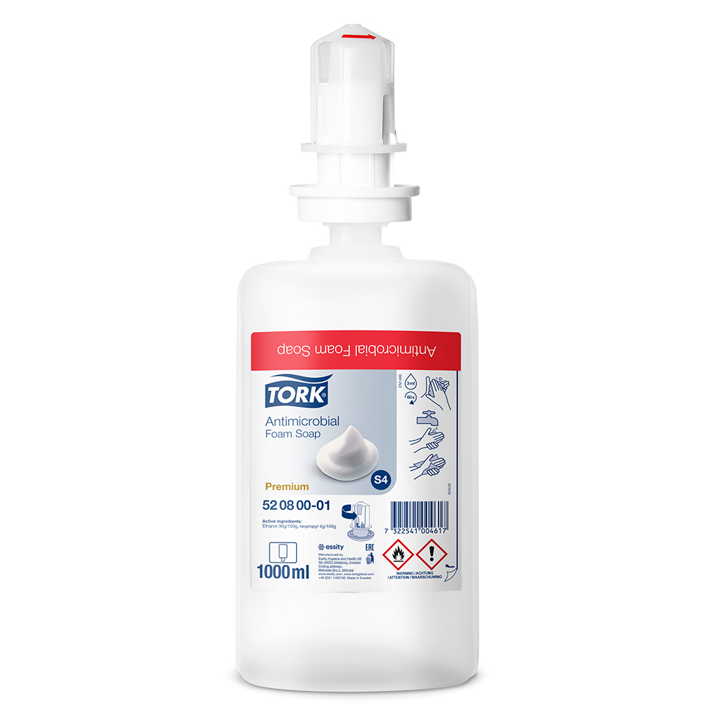 Tork Antimicrobiële Schuimzeep S4 6 stuks