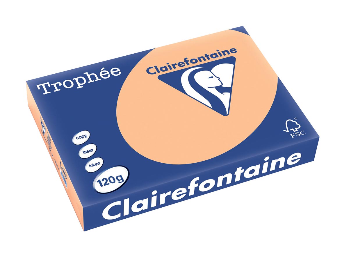 TROPHEE A4 120G ABRIKOOS 250V 1275C