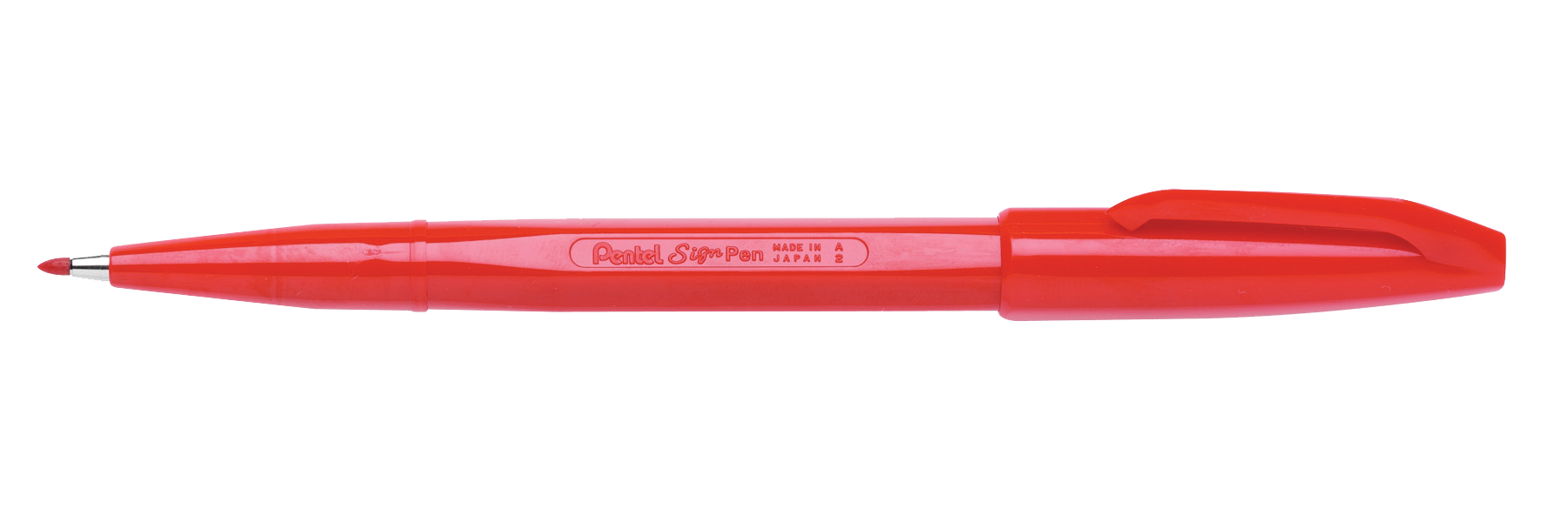 PENTEL SIGN PEN ROOD