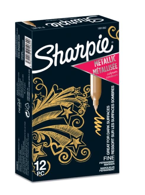 SHARPIE PERM MARK METAL F GOUD