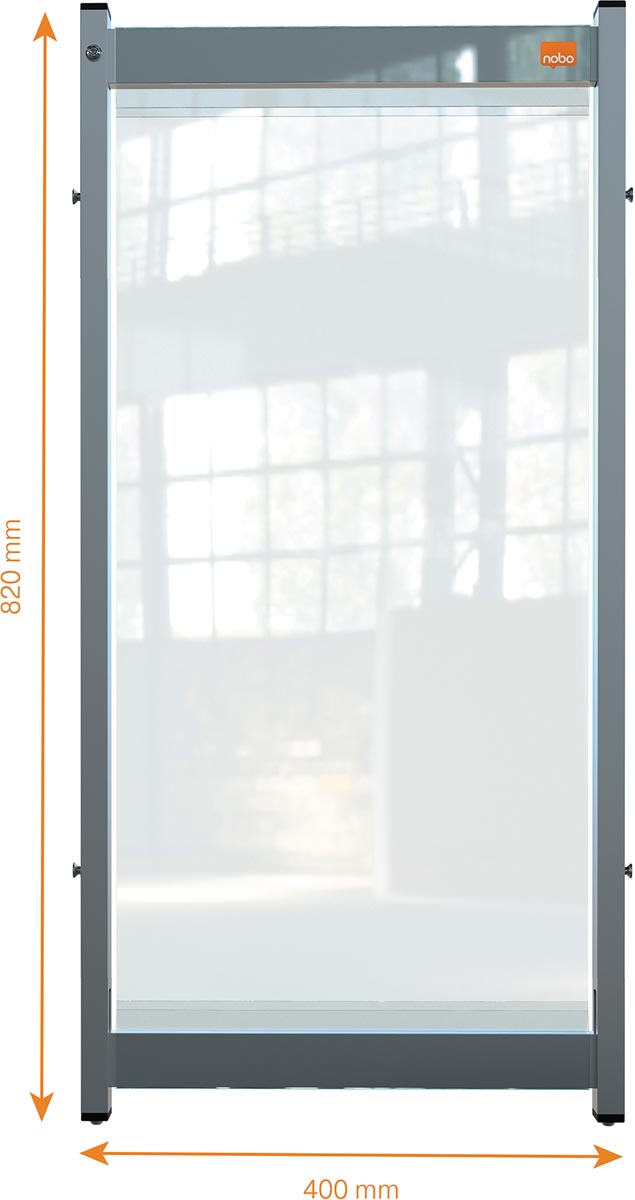 NOBO BUR.SCHERM PVC 400X820MM