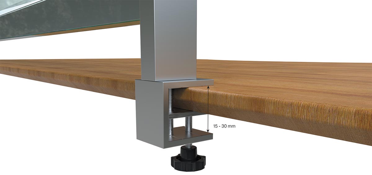 NOBO BUREAUKLEM X2 B.SCHERM