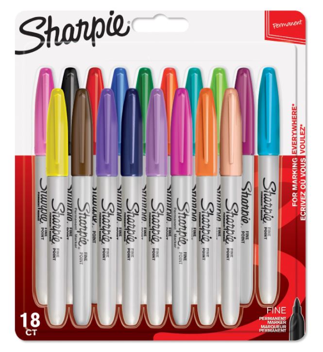 SHARPIE PERM MARKER F BL18 ASS