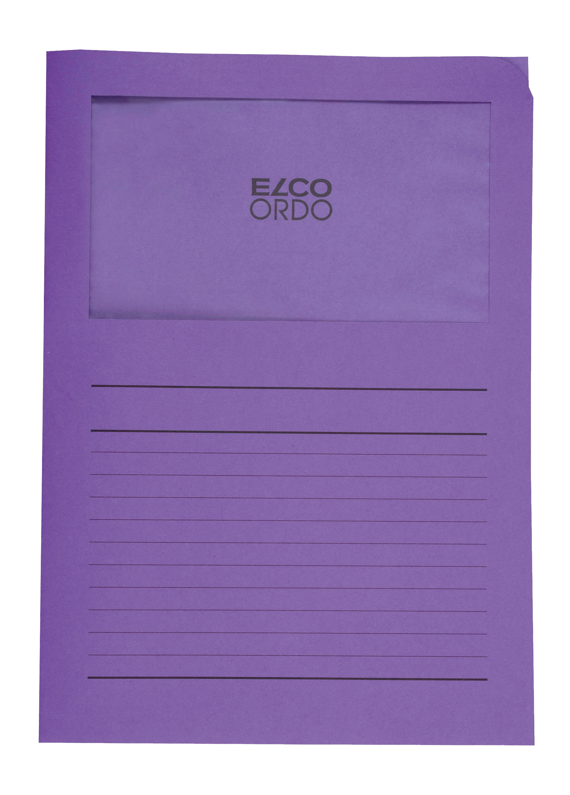 ELCO L-MAP+VENSTER VIOLET bedrukt