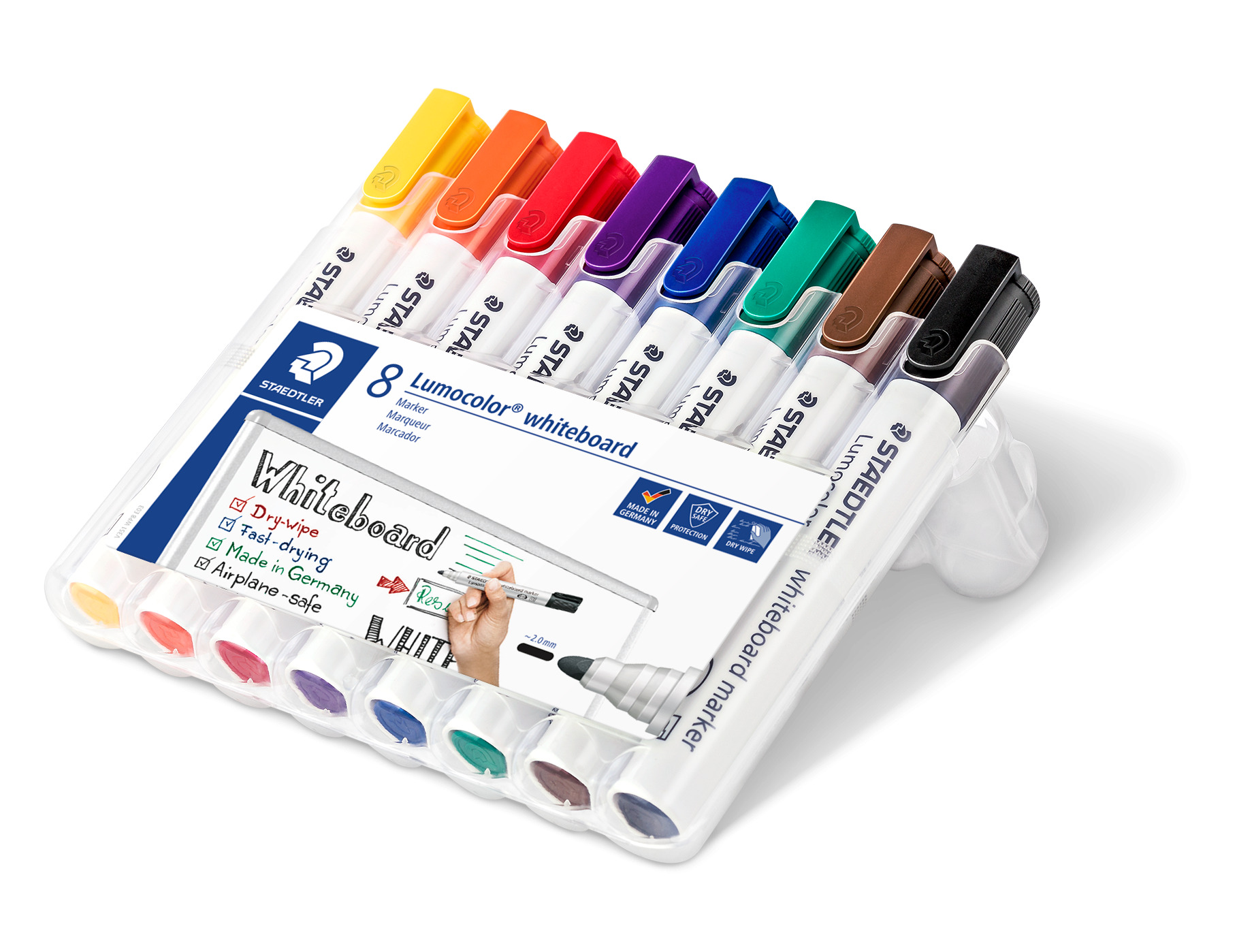 STAEDTLER WITBORDSTIFTEN 8ST