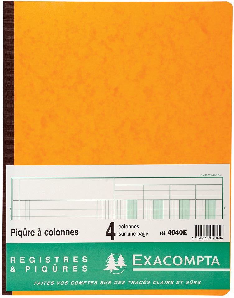 EXAC REGISTER 4KOLOMMEN 32X35