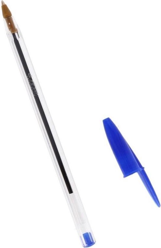 BIC CRISTAL BALPEN BLAUW/50ST