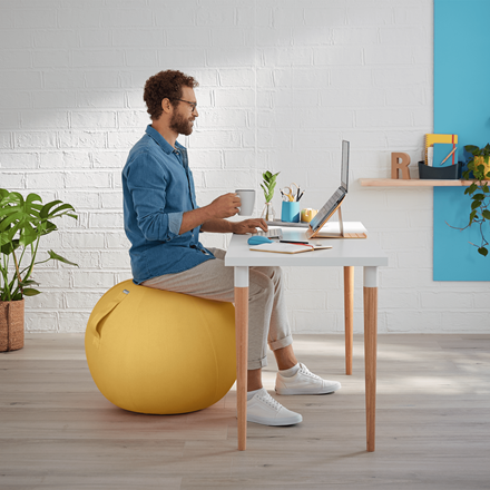 LEITZ COSY ERGO ZITBAL WARM GEEL