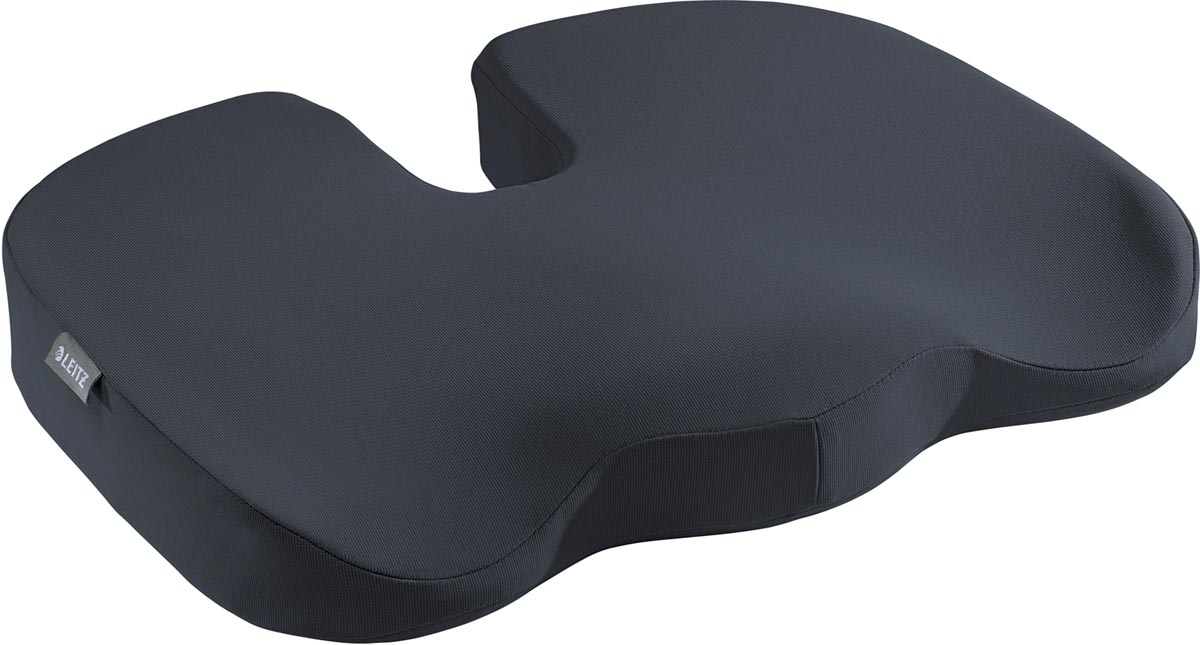 LEITZ COSY ERGO STOELKUSSEN FLUWEEL GRIJS