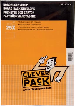BORDRUGENVELOP 262X371 WI PK25
