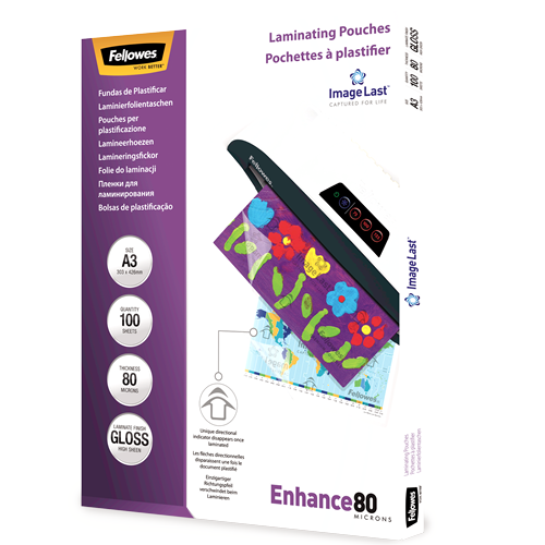 FELLOWES LAMINEERHOES A3 80µ 100x
