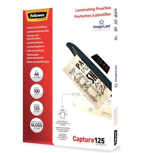 FELLOWES LAMINEERHOES A4 125µ 100X