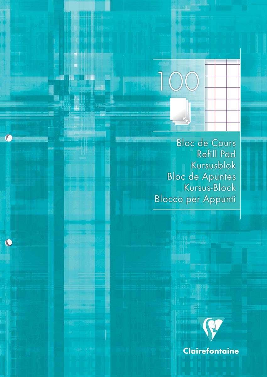 CLAIRF CURSUSBLOK A4 Q 10 x 10 90G