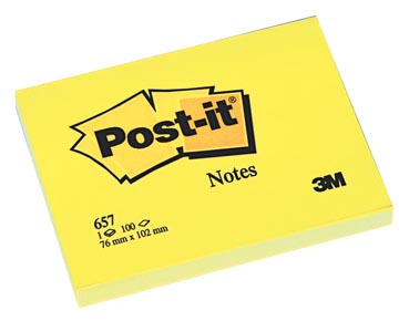 POST-IT NOTES 76X102 657 12ST NETTO