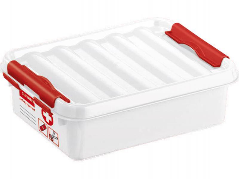Q-LINE EHBO DOOS 1L WIT/RD