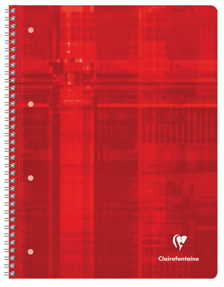 CLAIREFONTAINE SPIRAAL SCHRIFT A4 160BL RUIT