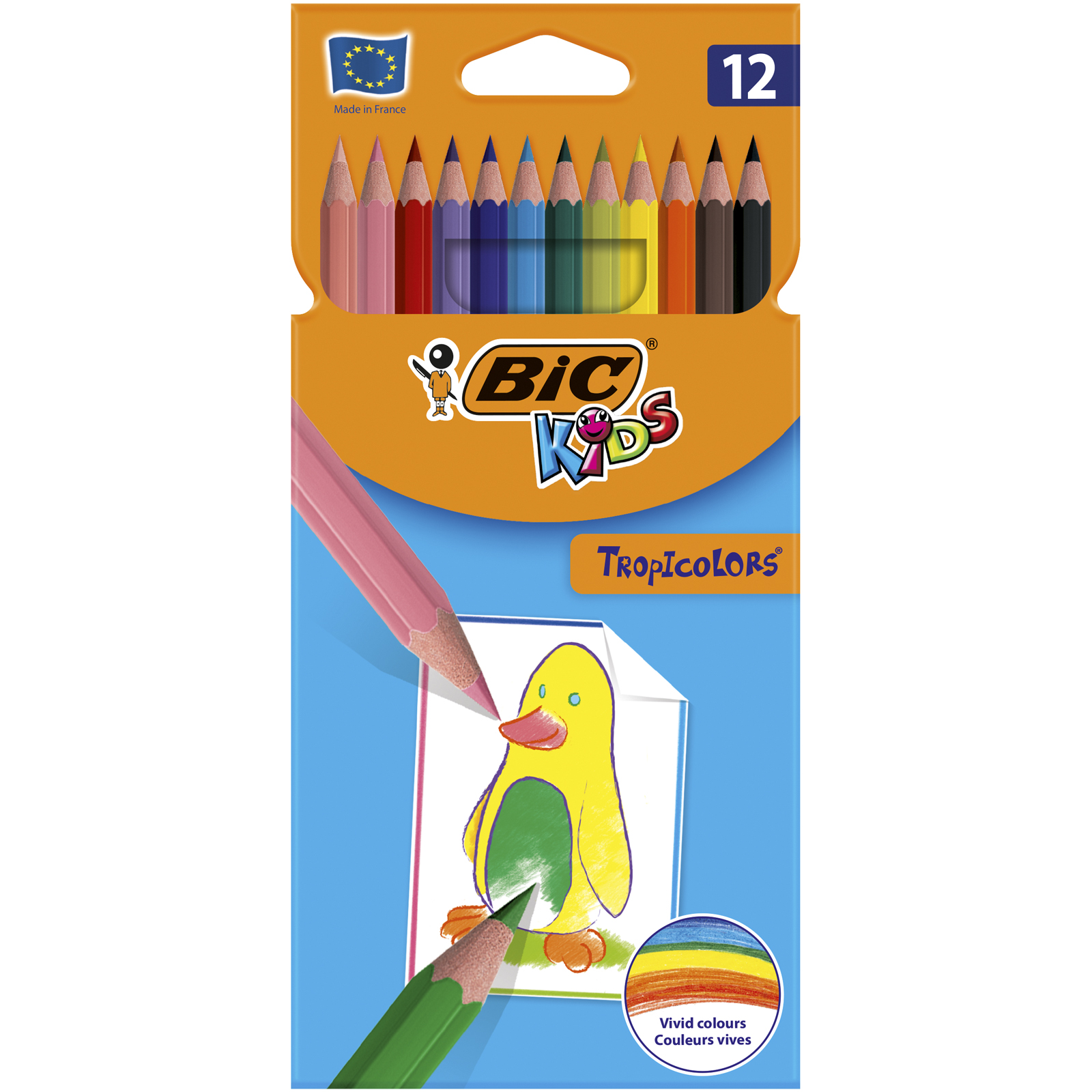 BIC TROPICOLORS 12ST           BL