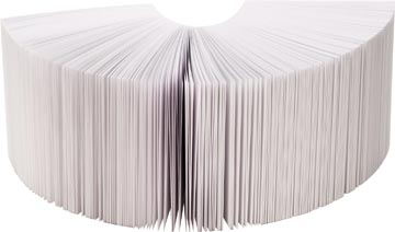 FOLIA MEMOBLOK GELIJMD WIT 9X9