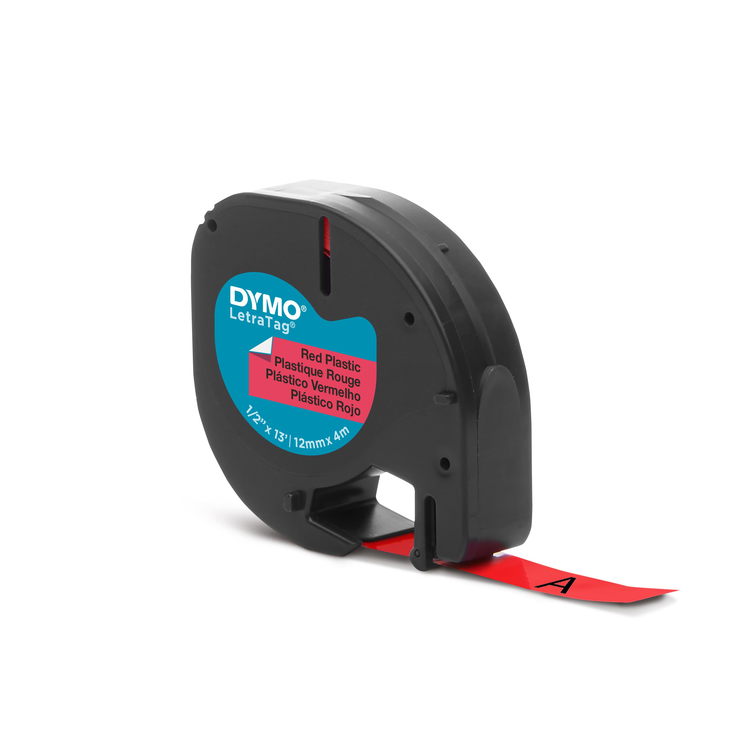 DYMO LETRATAG TAPE 91203 ROOD