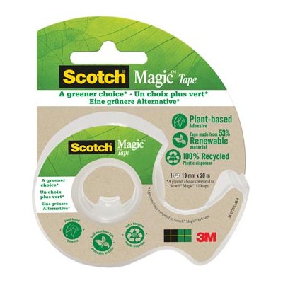 SCOTCH MAGIC TAPE GREEN 19mmX20M BL