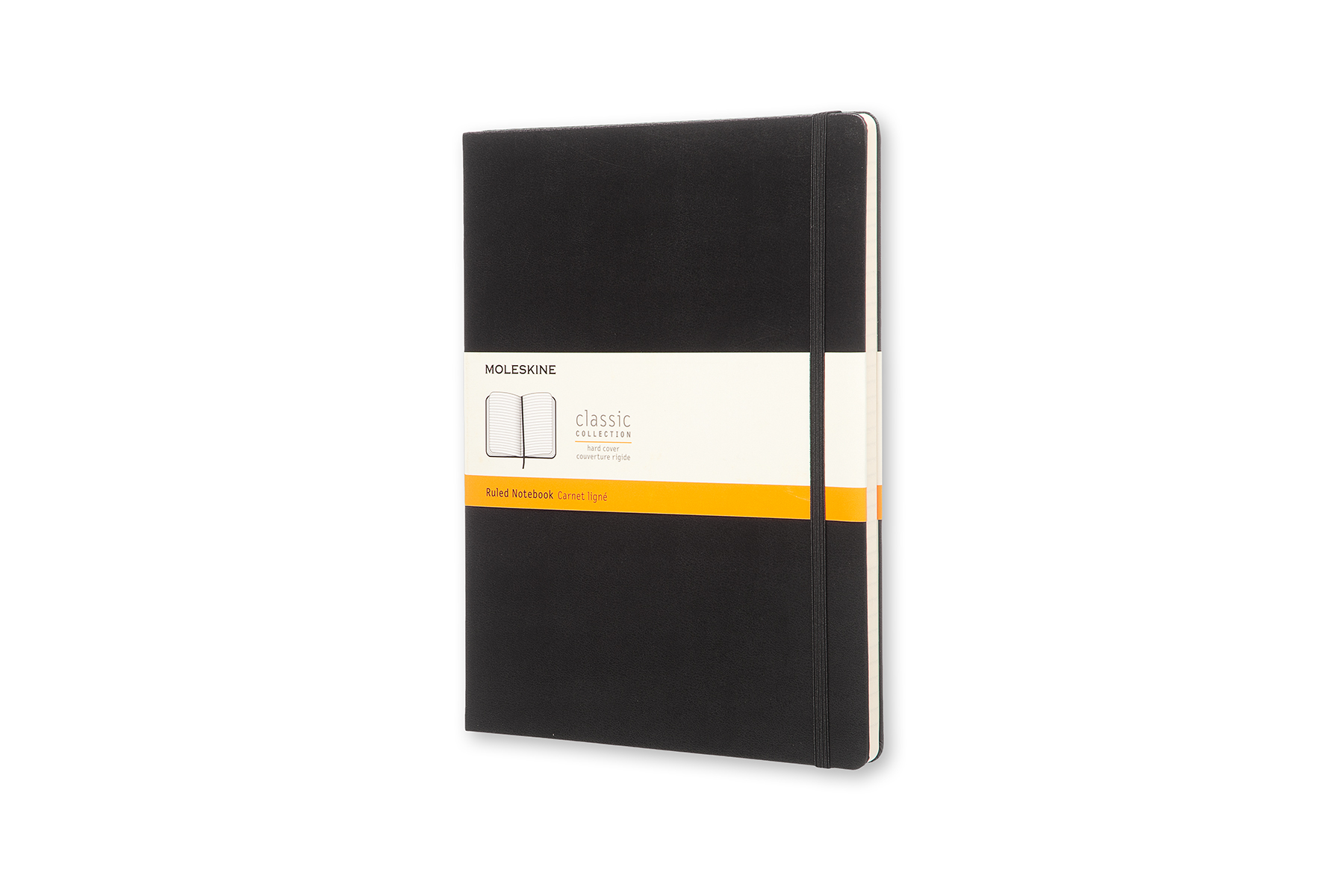 MOLESKINE XL NOTES RULED HARD BLACK