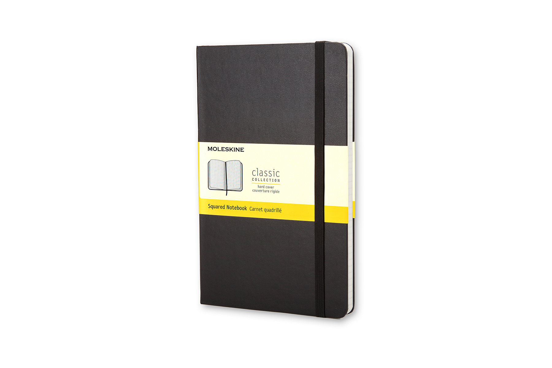 MOLESKINE L NOTES SQUARED HARD BLACK