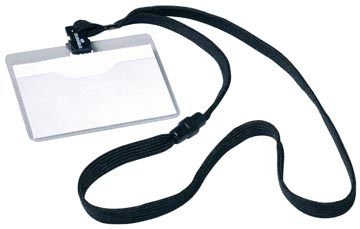 D10 NAAMBORD TEXTIELBAND ZWART