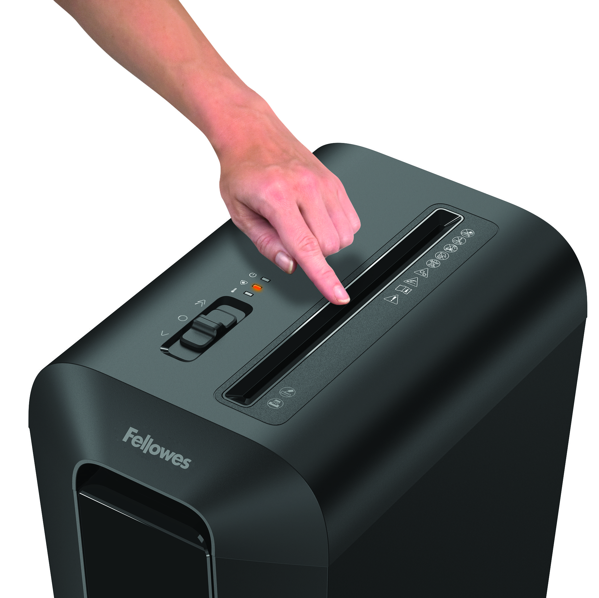 FELLOWES PAPIERVERNIETIGER LX65 cross cut ZWART