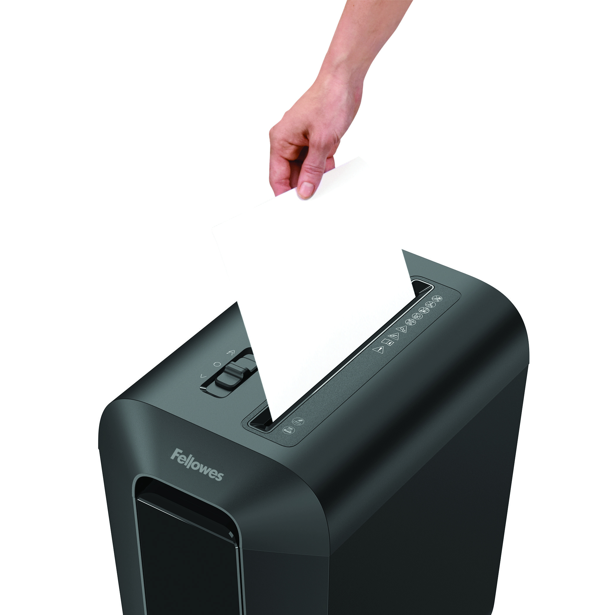 FELLOWES PAPIERVERNIETIGER LX65 cross cut ZWART