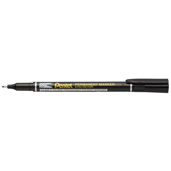 PENTEL NF450 PERMANENT MARKER ZWART