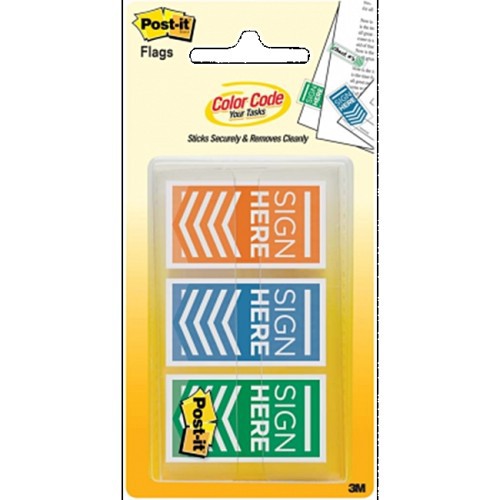 POST-IT INDEX SIGN HERE 60st