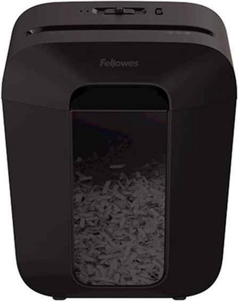 FELLOWES PAPIERVERNIETIGER LX65 cross cut ZWART