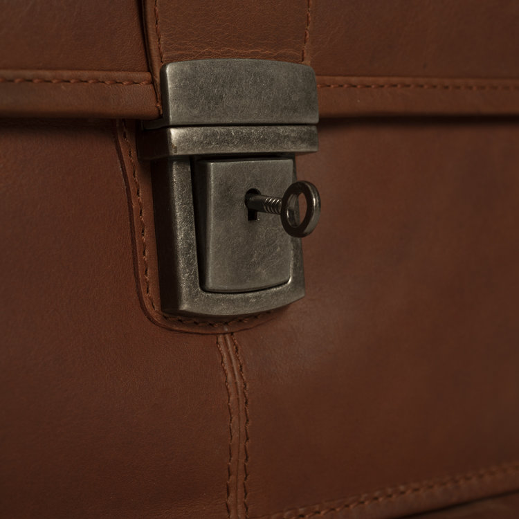 CHESTERFIELD LAPTOPBAG SHAY COGNAC