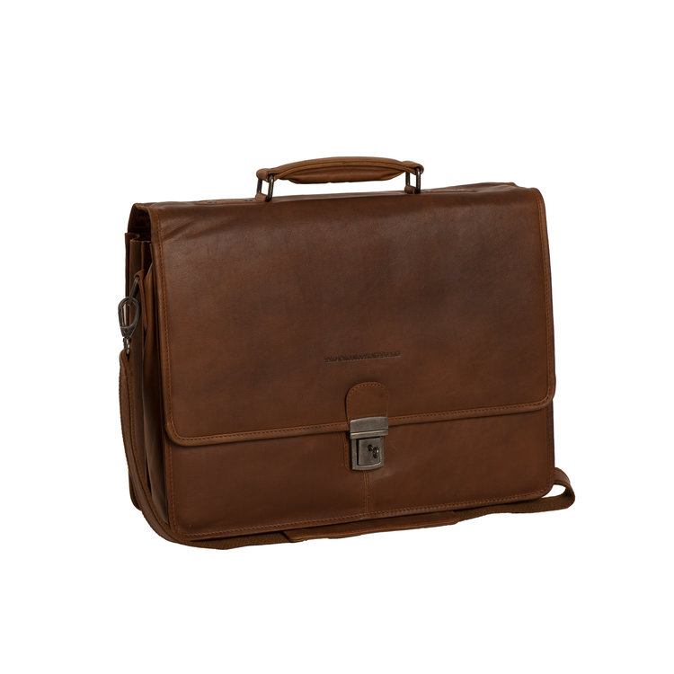 CHESTERFIELD LAPTOPBAG SHAY COGNAC