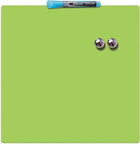 QUART MAGNEETBORD 36X36 GROEN
