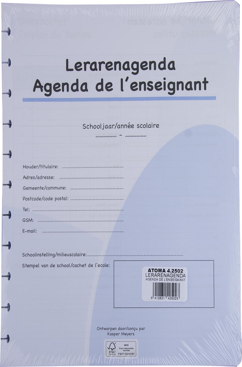 ATOMA AG BTS NAVULLING LERARENAGENDA A4 z datum