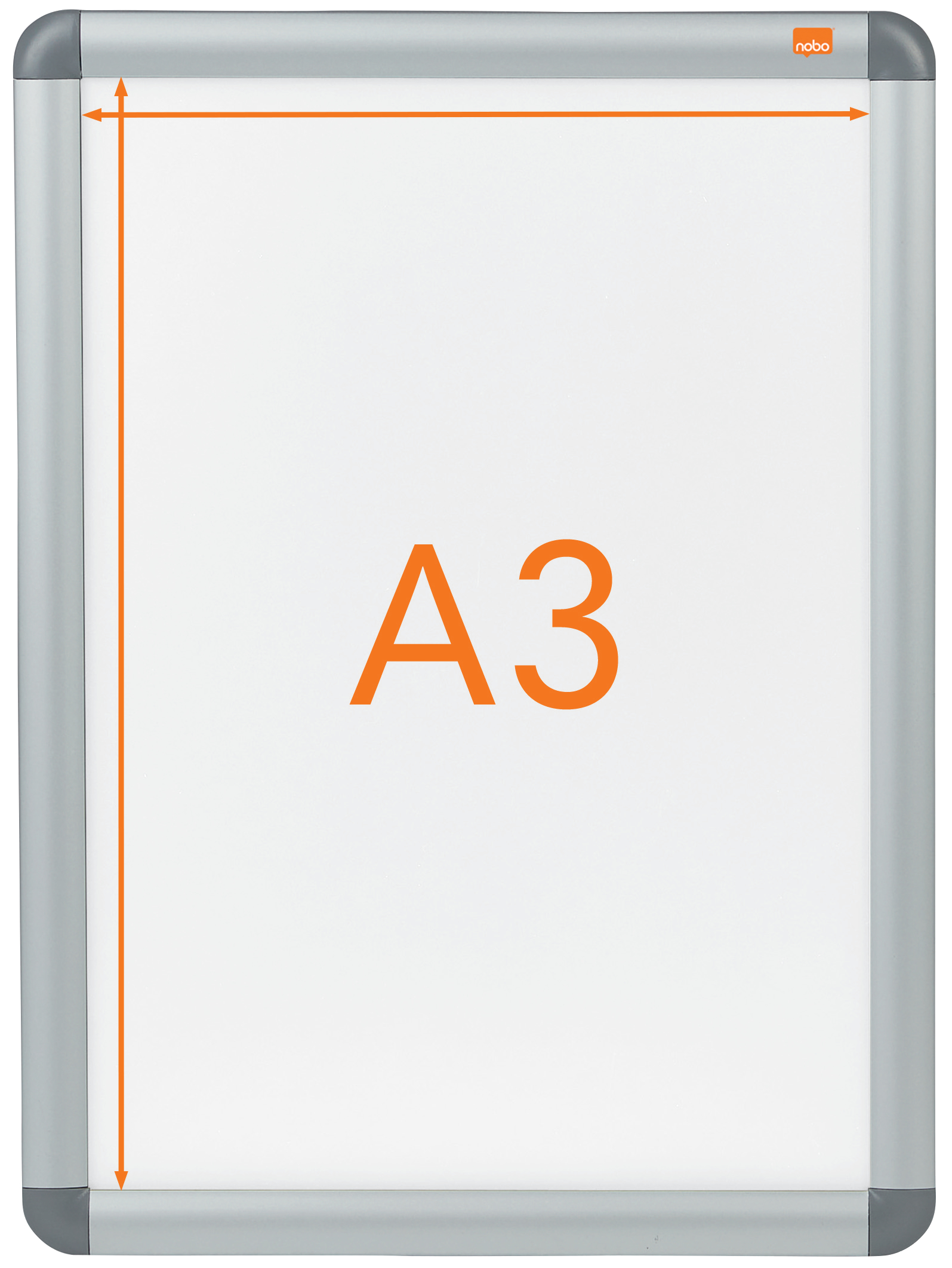 NOBO CLICKLIJST ALU A3