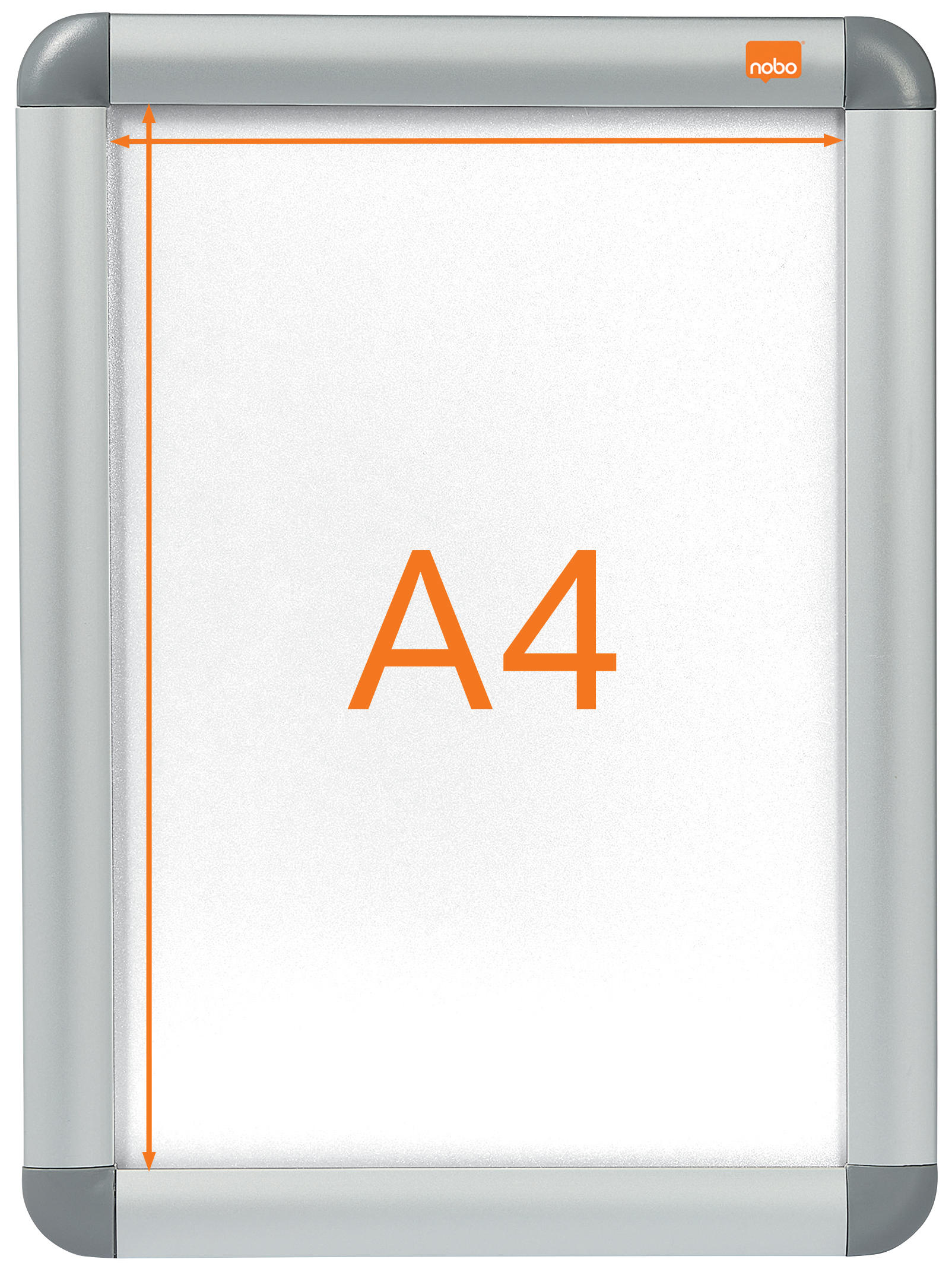 NOBO CLICKLIJST ALU A4